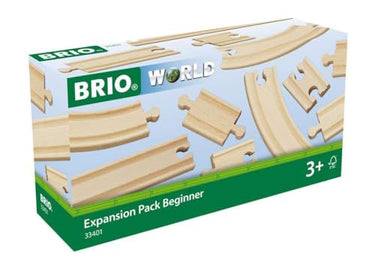 BRIO World 33401 Kleines Schienensortiment - 11 Schienen aus Buchenholz für die Holzeisenbahn - Empfohlen für Kinder ab 3 Jahren im Sale